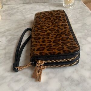 A New Day Leopard Wristlet Wallet
